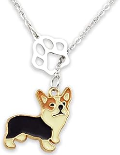 Corgi Gifts Necklace for Women Girls Corgi Mom Merchandise Corgi Dog Lovers Necklaces Stuff Corgis Charm Merch Jewelry Corgi Necklace