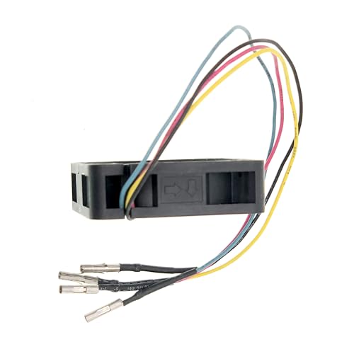 for AVC DAZA0515RCU DC13.6V 0.20A 5015 50x50x15MM 2400 RPM 4-Wire Waterproof Cooling Fan（No Plug）