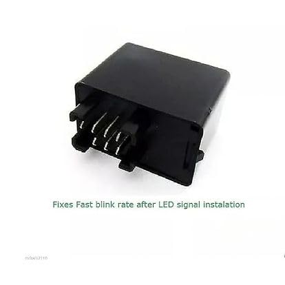 7-Pin LED Flasher Relay for Suzuki Motorcycles - Fix LED Turn Signal Hyper Flash | R7