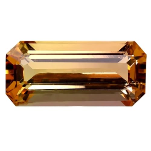 Topaze impériale vrac 1.57 ct, cadeau précieux coupe octogonale pour création de bijou unique
