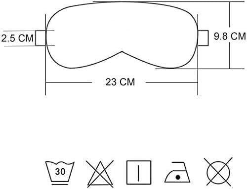 Miniatura 4 de THXSILK Máscara para dormir de seda natural, con los ojos, súper suave, ajustable, 19 momme, máscara de ojos para hombres y mujeres, viajes, dormir,
