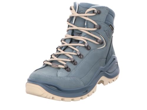 Lowa Renegade 100 GTX MID Ws Sportschuhe Damen Wanderschuhe Blau Freizeit, Schuhgröße:EUR 41 | UK 7