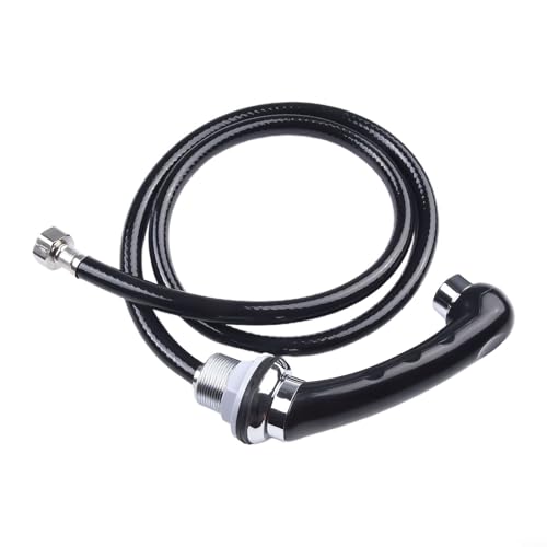 Cabezal de ducha profesional para cama de champú con manguera flexible, construcción de aleación y ABS, boquilla de aspersor no presurizada para lavabos de champú de peluquería