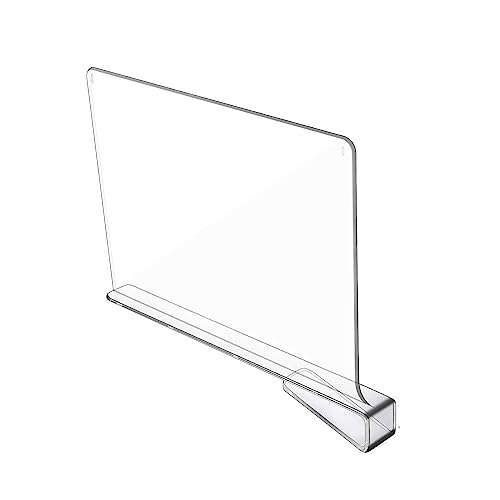 Clear Acrylic Shelf Dividers For Closet Organization Transparent Closet Shelf Divider Closet Separator