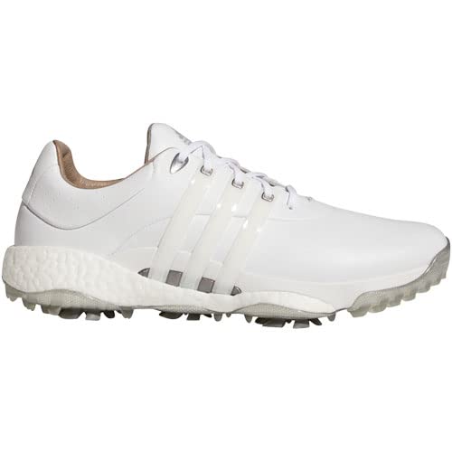 adidas Men's Tour360 22 Golf Shoes, Footwear White/Footwear White/Silver Metallic, 9.54