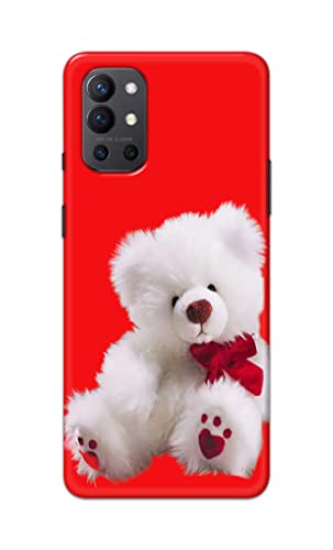 Image of PRINTFIDAA Teddy Bear Love Romantic Valentines Day Dumbo Printed Designer Hard Back Case Cover for OnePlus 9R -(TY) MVN1001