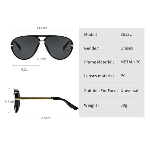 Lunettes de soleil tendances femmes : grand format rétro chic - 2