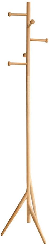 Shoe Hall Hanger Standing Coat Rack Clothes Floor Entrance House Wooden Foot Rack Wardrobe(E)