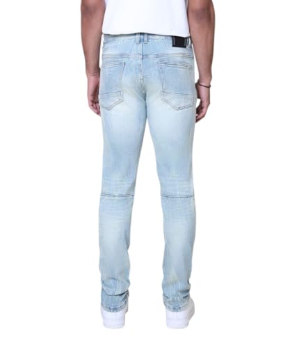 Smoke Rise Men's Vintage Washed Jeans,3