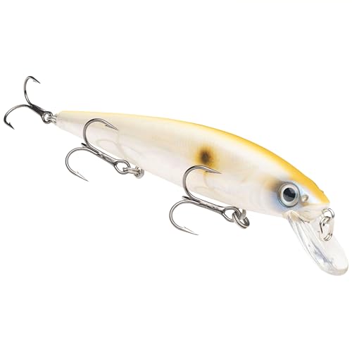 Strike King (HCKVDJ300-299) KVD Jerkbait 3-Hook Fishing Lure Pro Bone 1/2 oz Weight Transfer System