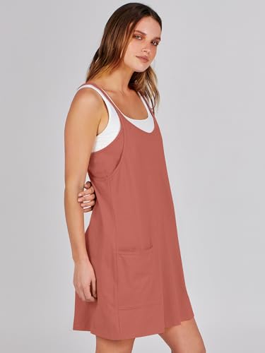 Image of ANRABESS Women Athletic Dress Summer Tennis Workout Active Sports Mini Romper Dress Built in Shorts Travel Vacation Clothes