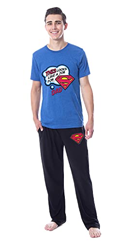 INTIMO DC Mens' Superman Father's Day This Looks Like A Job For Sleep Pajama Set