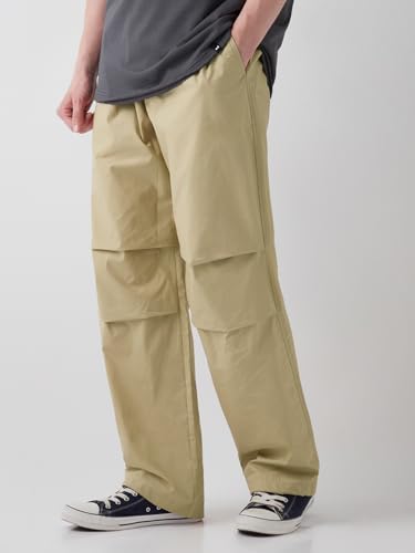 Image of Bewakoof Men Mid Rise Relaxed Casual Pants