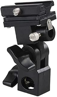 1pc B-Type Flash Hot Shoe Bracket Tripod Umbrella Holder Swivel Light Stand Adapter Bracket B