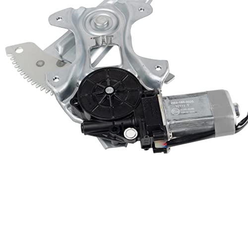 Image of TRQ Rear Driver Side Power Window Motor and Regulator Assembly Compatible with 2014-2020 Nissan Rogue 2013-2019 Sentra