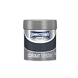 Johnstone's - Midnight Sapphire Wall & Ceiling Paint - Emulsion - Easy to Apply - Dry in 1-2 Hours - 75ml