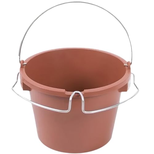 RAIMONDI Secchio da Cantiere Professionale Porta-Attrezzi, Manico Robusto in Acciaio, 43x43x31 cm, 27 Litri