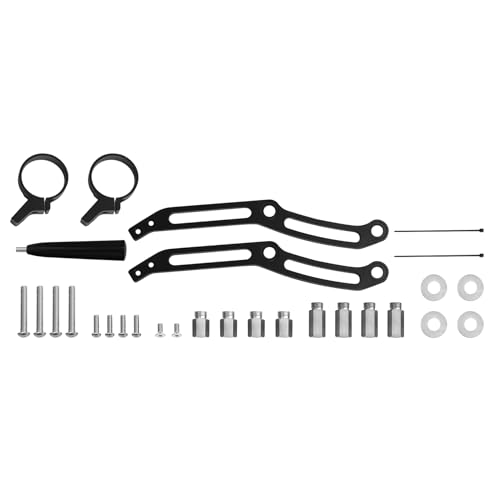 image for Green-L Motorcycle Remote Reservoir Shocks Bracket Mount Fit for Harle