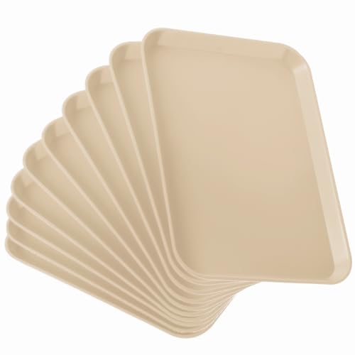 JMU 10 Pcs Beige Dental Procedure Trays Flat Trays Size B 13.25" X 9.75"