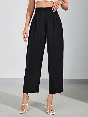 Women High Waist Straight Leg Pants
