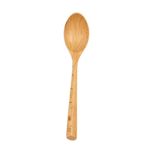 BRIGHTFUFU Dinner Spoon Beech Spoon Soup Scoop Food Serving Spoon Wooden Spoon
