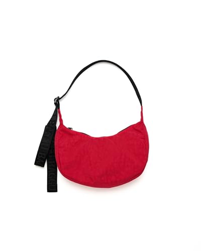 BAGGU Small Nylon Crescent Bag - Candy Apple 37
