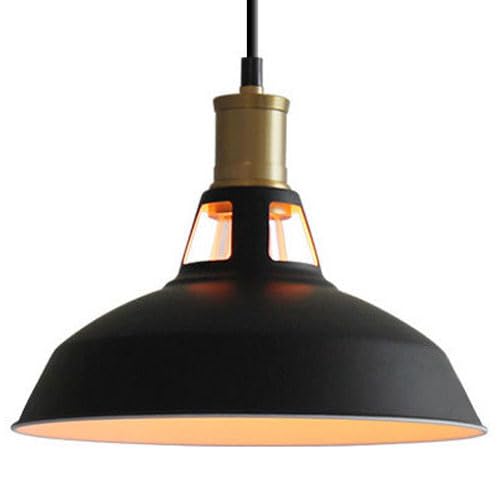 Lustre à tête unique à vis et lampe suspendue métal pour chambre