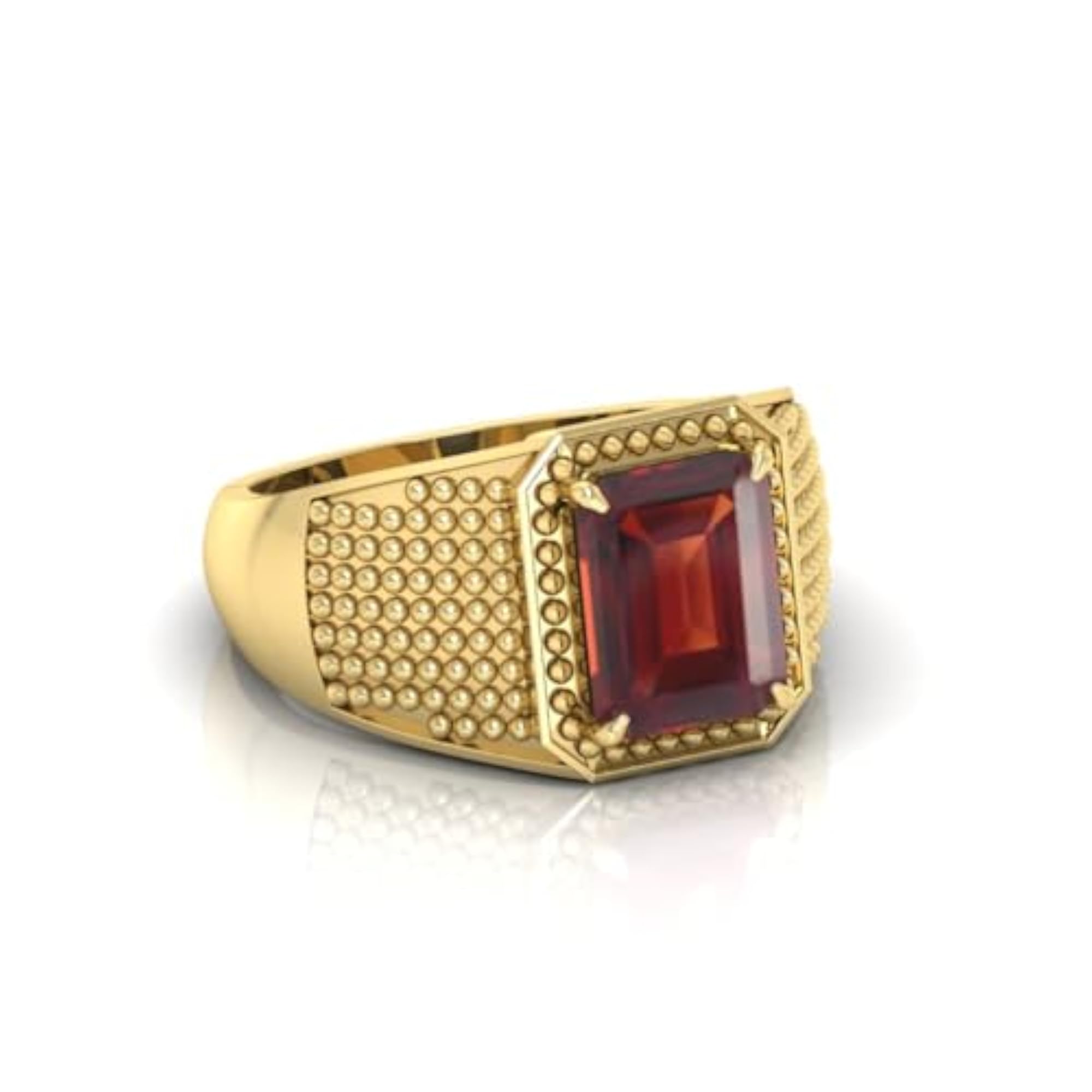 5.25 Ratti Gomed Adjustable Ring, Lab Certified Hessonite