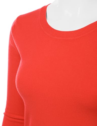 Women's Crewneck Long Sleeve Pullover Premium Soft Knit Sweater (S-XXL)4