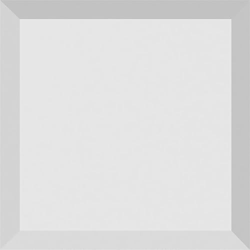 Miniatura 2 de Ekena Millwork ROSP030X030X100SDG10 Roseta de flores Sedgwick estándar con borde biselado, 3 pulgadas de ancho x 3 pulgadas de alto x 1 "P