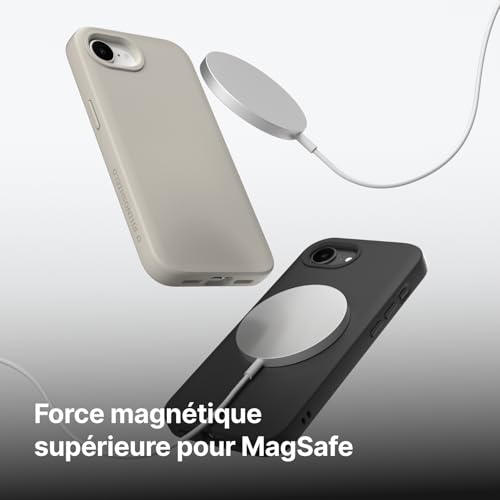 Coque iPhone 17e RhinoShield SolidSuit Magsafe vert algue fine et anti-choc - 6