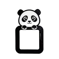 Cute Panda Bear Light Switch Cover – Acrylic Switch Surround | Kids Bedroom & Nursery Wall Decor | Fun Panda Gift | Waterproof & Easy-Clean