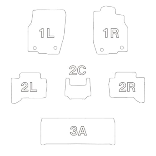 クラッツィオ フロアマット 立体タイプ GDJ250W/TRJ250W用