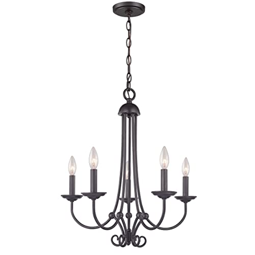 Elk Lighting 1505CH/10 Thomas Lighting Chandelier, 20W X 20D X 6H, Oil-Rubbed Bronze
