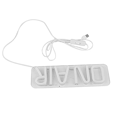 Insegna Luminosa Al Neon LED ON AIR USB, Decorazione da Parete per Soggiorno Bar Ristorante Ufficio, Luce Notturna Resistente AS PVC
