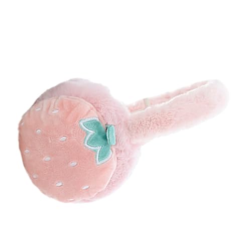 LIFKOME Ear Muffs Winter Boys and Girls Ear Warmer Material Cozy Stylish Fruit Embroidery