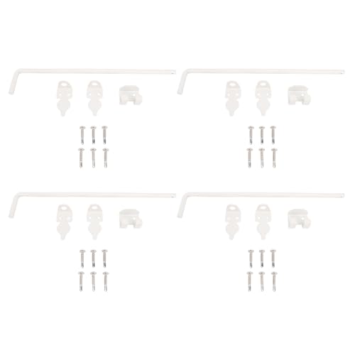 Oytrui 1,27 cm x 30,5 cm Rohrschraube Torabfallstange, robuster Stahl-Türriegel mit Bodenstopper für Zaunsicherung, Metallstift, Installationsanleitung im Lieferumfang enthalten, für Sicherheit und