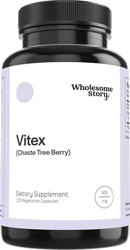 Wholesome Story Organic Vitex Chasteberry Supplement for Women | Hormone Balance, Fertility Support