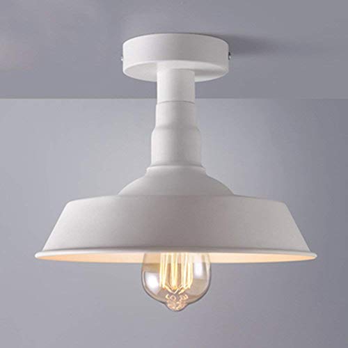 Lustre industriel vintage E27 en métal noir pour éclairage rétro loft