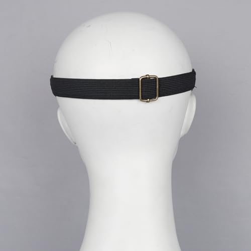 L'VOW Viking Leather Headpiece Medieval Adjustable LARP Headband Renaissance Pirate Cosplay Accessories