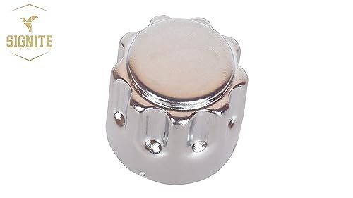 Image of Signite Hydraulics Breathers Cap 3 /8 inch, Heavy Duty Breather Tank Oil Cap,Metal Vent Breather Cap for Reservoir Tank Filter, Gearboxes 40 Micron Filtration Threaded Chrome Steel Alloy 3 /8 NPT