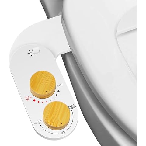Hot and Cold Bidet, Non-Electric Bidet Attachment for Toilet Warm Water, Cold to Wa...