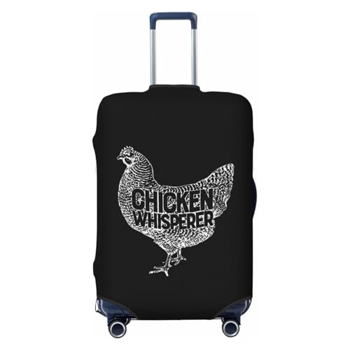 Funny Farm Farmer Chicken Travel Luggage Cover Suitable for 18-32 Inch luggage