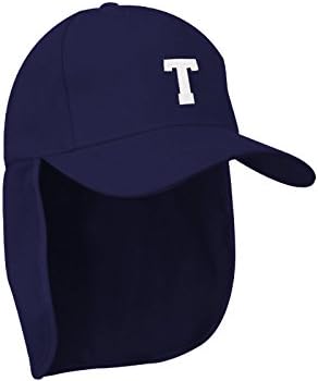 Morefaz Junior Legionnaire Style Baseball Cap Nave A-Z Letter Boy Girl Children Summer Sun Hat UV Protection Child Kids Sport MFAZ Ltd