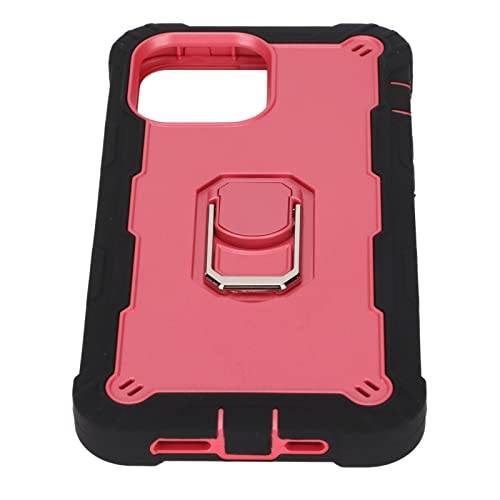 Rankomu Armor skydd med stativ för iPhone 13 Pro Max - Svart/Rosa