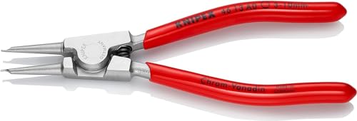 Alicate KNIPEX 46 13 A0 para arandelas exteriores de ejes con mango de plastico 140 mm 3
