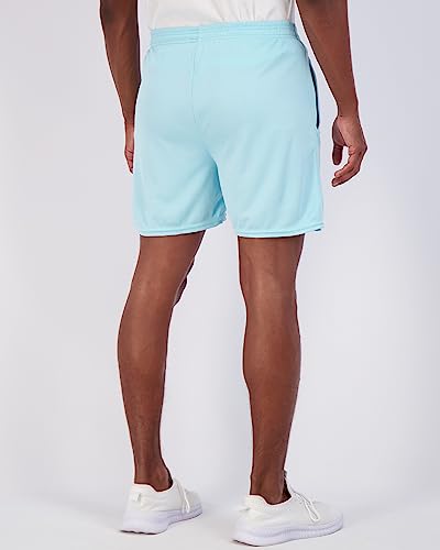 Image of Real Essentials 4 Pack: Men's 7 inch Athletic Running Quick Dry Mesh Shorts with Zipper Pockets (Available in Big & Tall)