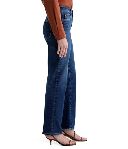 AG Women's Brinley Mid-Rise Straight in Poetic2
