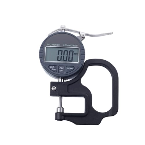 Calibrador digital de espesores 0-10 mm, indicador digital de espesor con resolución de 0,01 mm, micrómetro con pantalla LCD miniatura 1