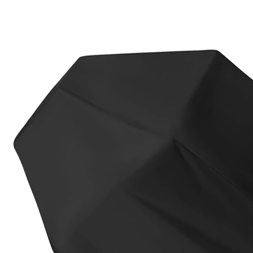 Copertura impermeabile per caminetto da esterno, protezione antincendio a legna, in tessuto Oxford, 91 x 61 x 145 cm, antivento, maniglia con coulisse per patio (210D)